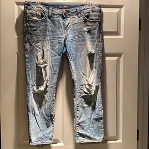 Silver jeans jean crop